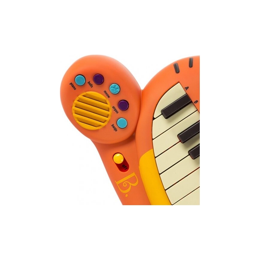 B-Toys - Gyermek zongora mikrofonnal Cat 4xAA