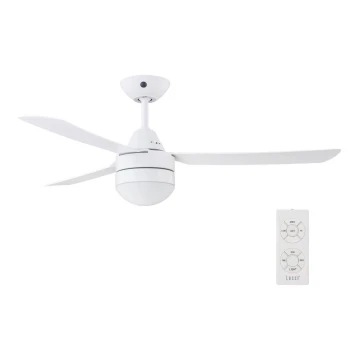 BAYSIDE 531016 - Mennyezeti ventilátor MEGARA 2xE14/15W/230V fehér + távirányító