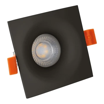 Beépíthető lámpa FIALE 1xGU10/36W/230V szögletes fekete