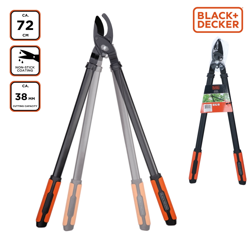 BLACK+DECKER - Kertészeti favágók 720 mm