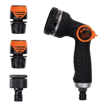 BLACK+DECKER - Öntözőpisztoly 3 csatlakozóval