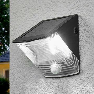 Brennenstuhl - LED Napelemes fali lámpa érzékelővel LED/1W IP44