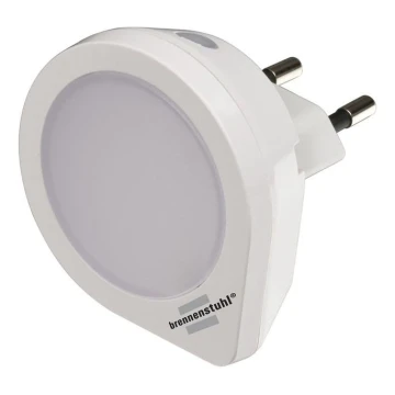 Brennenstuhl - LED Orientációs foglalatos lámpa érzékelővel LED/0,2W/230V