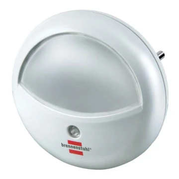 Brennenstuhl - LED Orientációs foglalatos lámpa érzékelővel LED/0,85W/230V