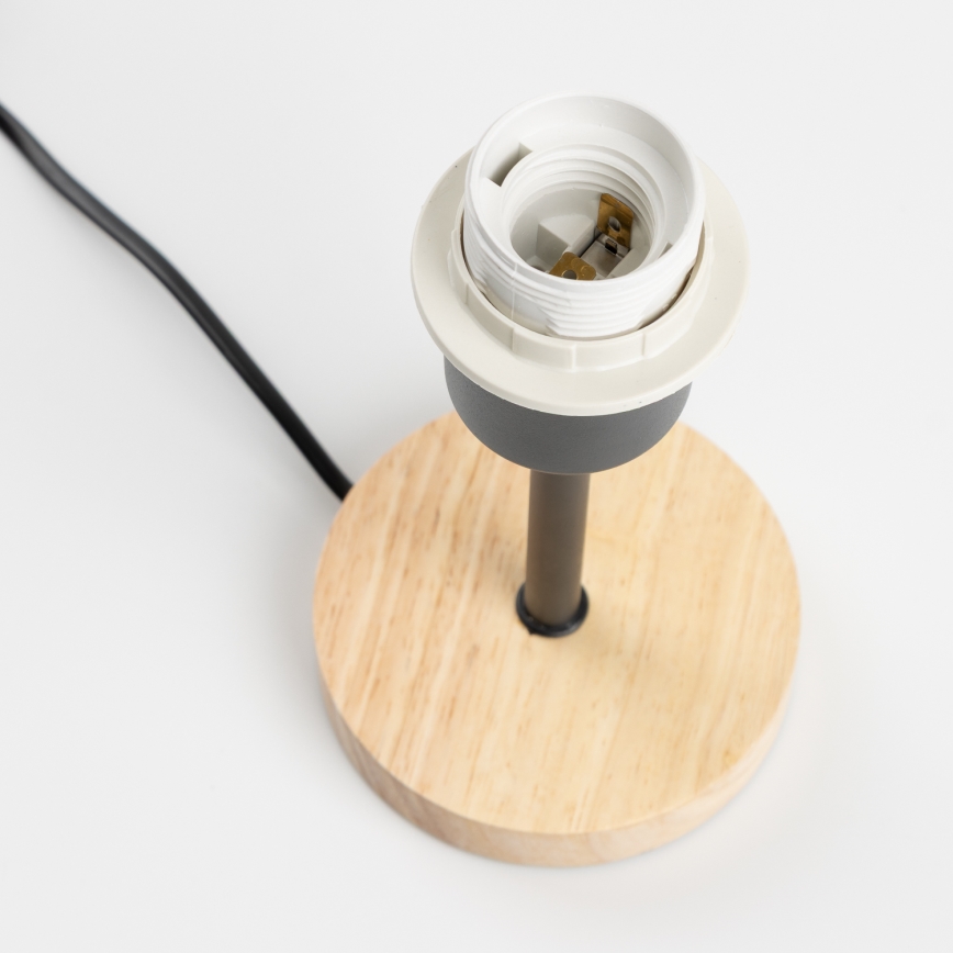 Brilagi - Asztali lámpa NUBILA WOOD 1xE27/25W/230V tölgy/antracit