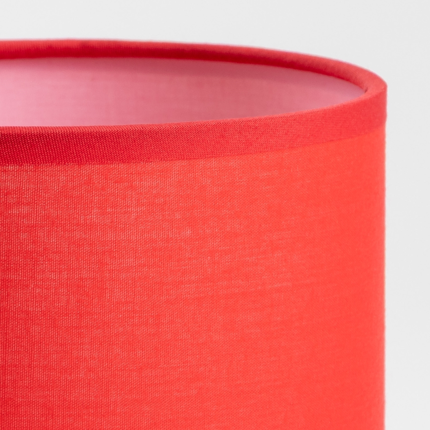 Brilagi - Asztali lámpa NUBILA WOOD 1xE27/25W/230V tölgy/piros