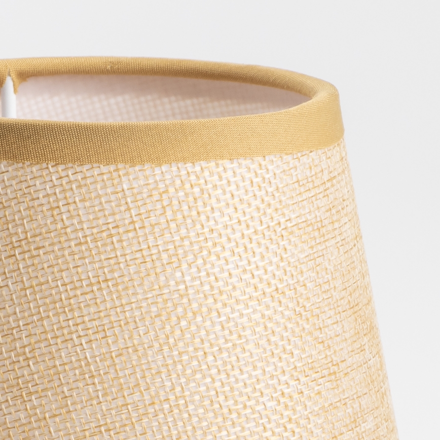 Brilagi - Asztali lámpa NUBILA WOOD 1xE27/25W/230V tölgy/világosbarna