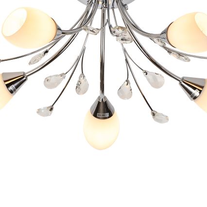 Brilagi - Felületre szerelhető csillár MEGAPOLIS 5xE14/60W/230V fényezett króm