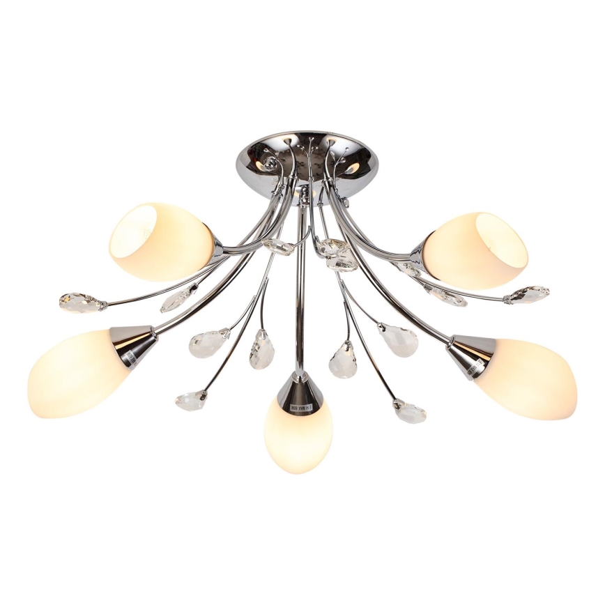 Brilagi - Felületre szerelhető csillár MEGAPOLIS 5xE14/60W/230V fényezett króm