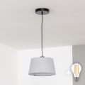 Brilagi - LED csillár kábellel CERIA 1xE27/40W/230V Ø25 cm szürke
