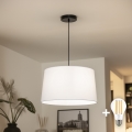 Brilagi - LED csillár zsinóron CERIA 1xE27/40W/230V Ø 45 cm fehér