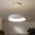 Brilagi - LED dimmelhető függeszték kábelre FALCON LED/80W/230V 3000-6500K átm. 60 cm fehér + távirányító