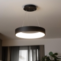 Brilagi - LED dimmelhető függeszték kábelre FALCON LED/80W/230V 3000-6500K átm. 60 cm fekete + távirányító