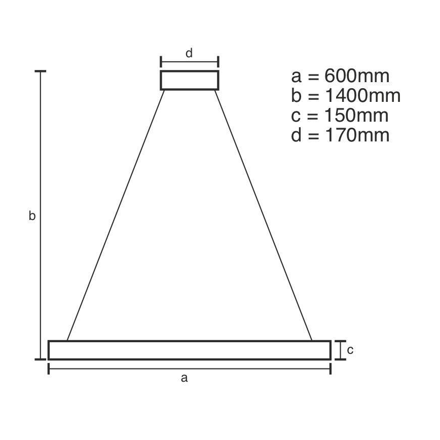 Brilagi - LED Dimmelhető kristály csillár zsinóron HALO LED/40W/230V + távirányítás