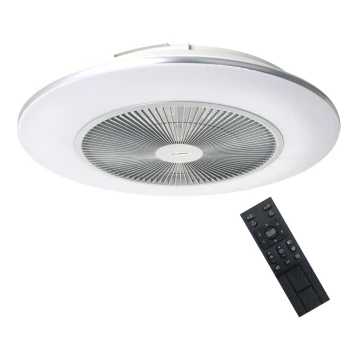 Brilagi - LED Dimmelhető lámpa ventilátorral AURA LED/38W/230V 3000-6000K ezüst + távirányító