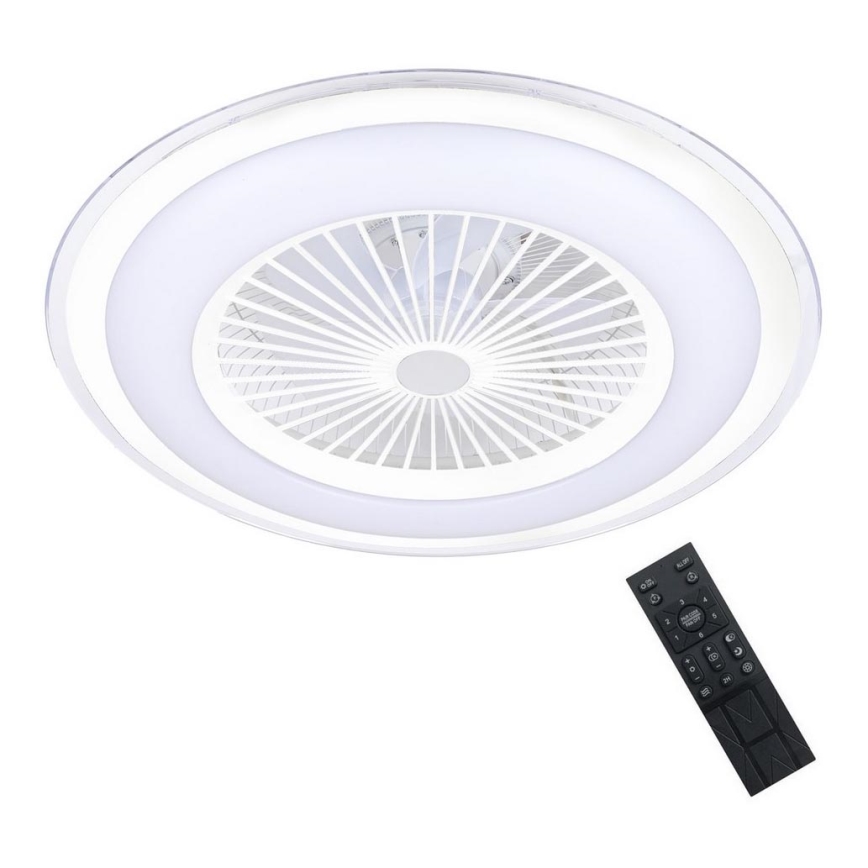 Brilagi - LED Dimmelhető lámpa ventilátorral RONDA LED/48W/230V 3000-6000K fehér + távirányító