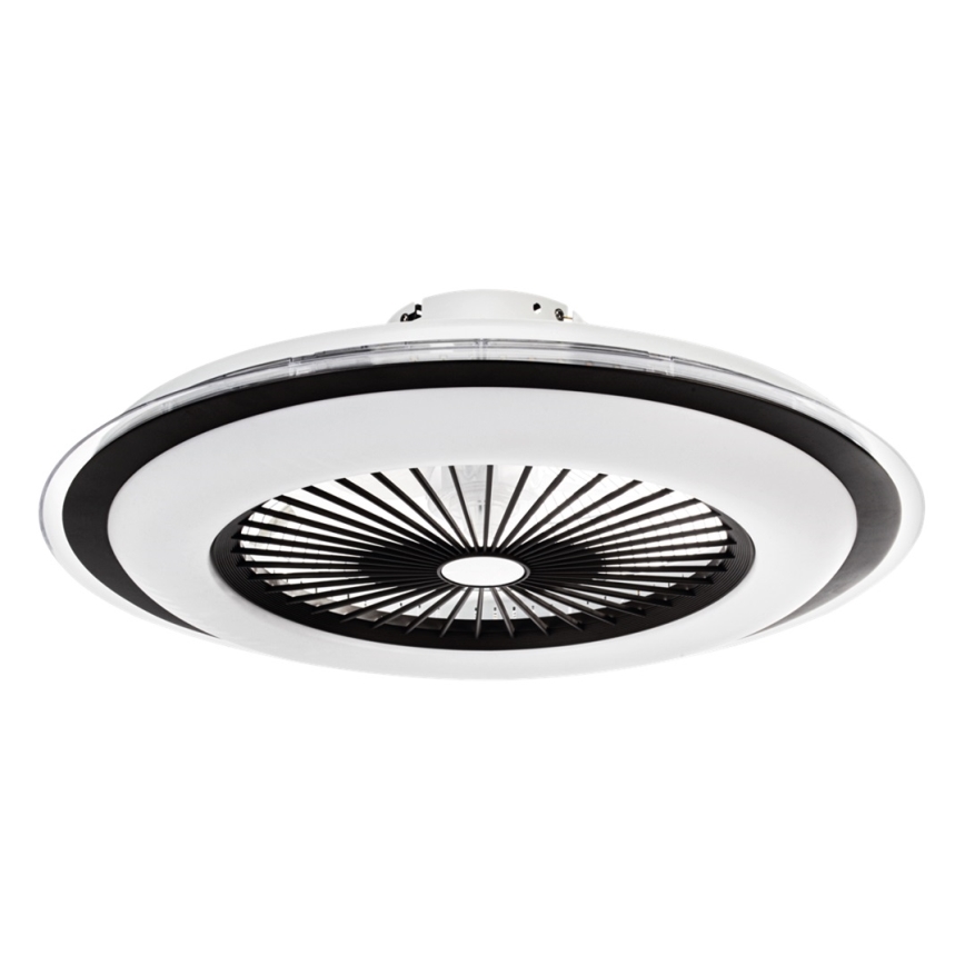 Brilagi - LED Dimmelhető lámpa ventilátorral RONDA LED/48W/230V 3000-6000K fekete + távirányító