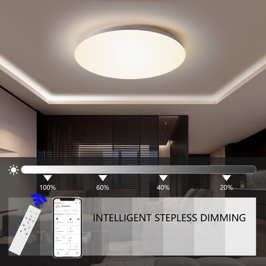 Brilagi - LED Dimmelhető mennyezeti lámpa SMART STARS LED/24W/230V 2700-6500K Wi-Fi Tuya + távirányító