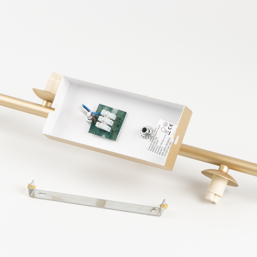 Brilagi - LED Felületre szerelhető csillár MILLA 7xG9/3W/230V arany/fehér