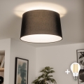 Brilagi - LED felületre szerelt csillár CERIA 1xE27/40W/230V átmérő 45 cm fekete