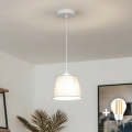 Brilagi - LED függőlámpa kábellel CERIA 1xE27/40W/230V átmérő 20,5 cm szürke