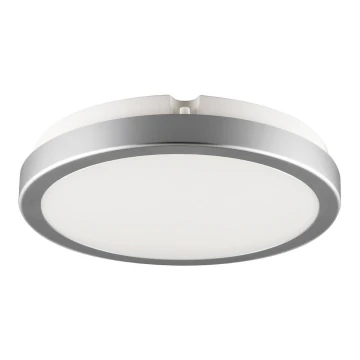 Brilagi - LED Fürdőszobai mennyezeti lámpa PERA 18W/230V átm. 22 cm IP65 ezüst