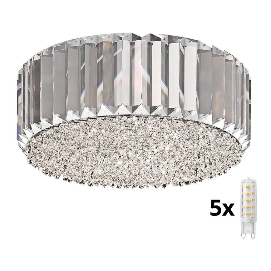 Brilagi - LED Kristály mennyezeti lámpa GLAMOUR 5xG9/42W/230V