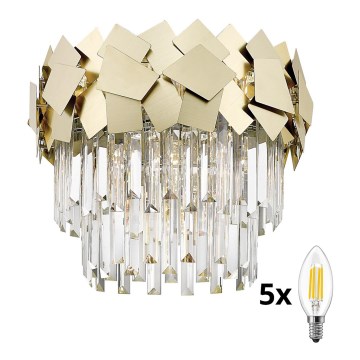 Brilagi - LED Kristály mennyezeti lámpa MIRAGE 5xE14/40W/230V