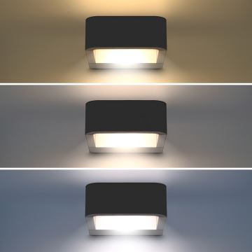 Brilagi - LED Kültéri fali lámpa BARI LED/7W/230V 3000/4000/6000K antracit IP54