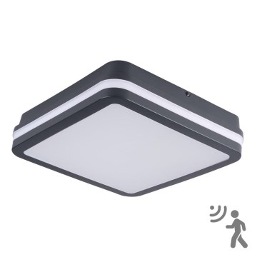 Brilagi - LED Kültéri lámpa érzékelővel BENE LED/18W/230V 22x22 cm antracit IP54