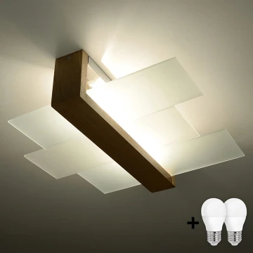 Brilagi -  LED Mennyezeti lámpa HERA 2xE27/7,5W/230V fa