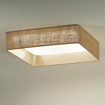 Brilagi - LED Mennyezeti lámpa VELVET SQUARE LED/24W/230V barna