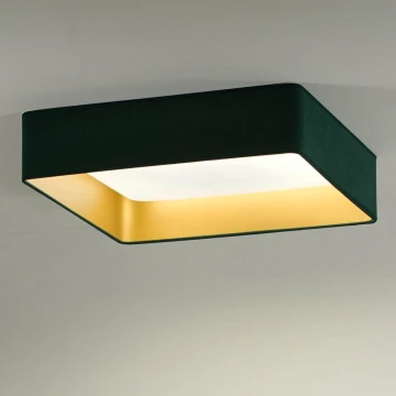 Brilagi - LED Mennyezeti lámpa VELVET SQUARE LED/24W/230V zöld