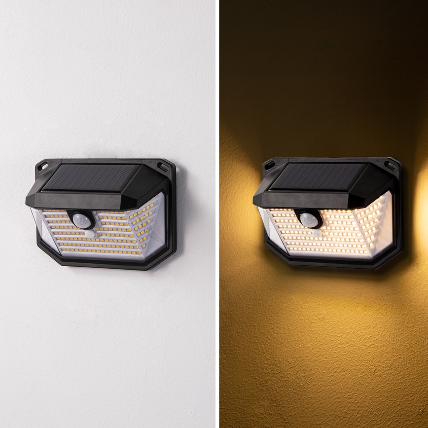 Brilagi - LED Napelemes fali lámpa érzékelővel WALLIE LED/4W/5,5V 3000K IP65