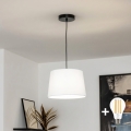 Brilagi - LED zsinóros függeszték CERIA 1xE27/40W/230V Ø 30 cm fehér