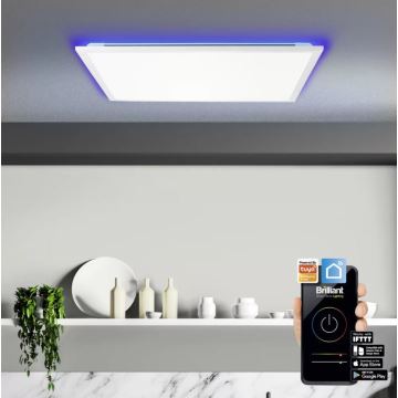 Brilliant - LED RGBW Dimmelhető mennyezeti lámpa ELLERY LED/37W/230V 2700-6500K Wi-Fi Tuya + távirányító