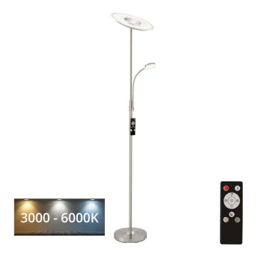 Brilo - LED Dimmelhető állólámpa LED/29,5W/230V + LED/3,5W 3000-6000K + távirányítás