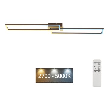 Brilo - LED Dimmelhető felületre szerelhető csillár FRAME 2xLED/20W/230V 2700-5000K + távirányítás