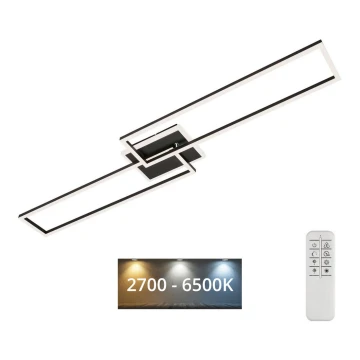 Brilo - LED Dimmelhető felületre szerelhető csillár FRAME 2xLED/20W/230V 2700-6500K + távirányítás