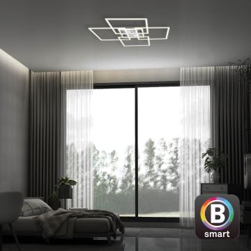 Brilo - LED Dimmelhető felületre szerelhető csillár FRAME LED/50W/230V 2700-6500K Wi-Fi Tuya + távirányítás
