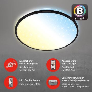 Brilo - LED Dimmelhető mennyezeti lámpa STARRY SKY LED/42W/230V 3000-6500K Wi-Fi Tuya + távirányítás