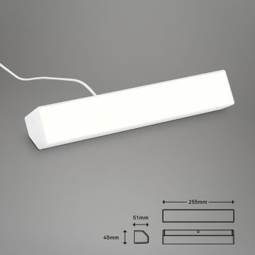 Brilo - LED RGBW Dimmelhető asztali lámpa LED/9W/230V 3000-6500K Wi-Fi Tuya + távirányítás