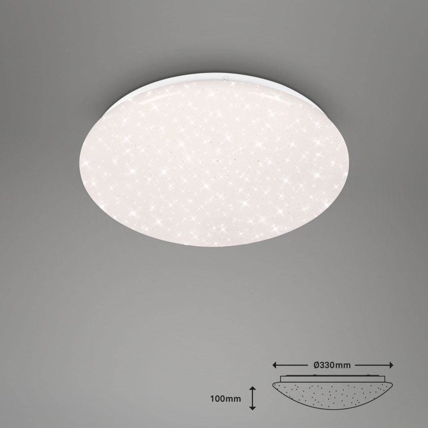 Brilo - LED RGBW Dimmelhető fürdőszobai lámpa LED/19W/230V 3000-6500K IP44 Wi-Fi Tuya + távirányítás