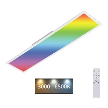 Brilo - RGBW Dimmelhető mennyezeti lámpa SLIM LED/40W/230V 3000-6500K + távirányítás