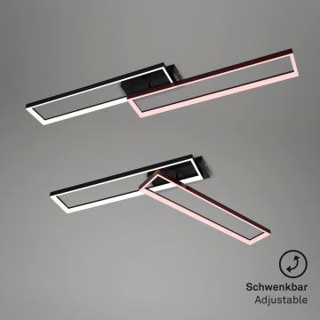 Briloner 3013-015 - LED Dimmelhető felületre szerelhető csillár FRAME LED/40W/230V 2700-6500K + távirányítás