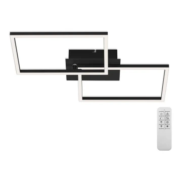 Briloner 3149-018 - LED Dimmelhető felületre szerelhető csillár FRAME 2xLED/15W/230V + távirányító