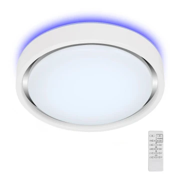 Briloner 3227-016 - LED RGB Dimmelhető lámpa érzékelővel TALENA LED/24W/230V fehér + távirányítás