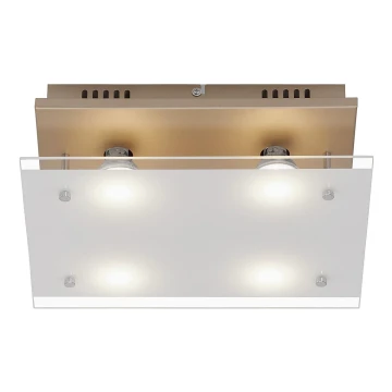 Briloner 3586-047 - LED Mennyezeti lámpa SMART GOLD 4xGU10/4W/230V