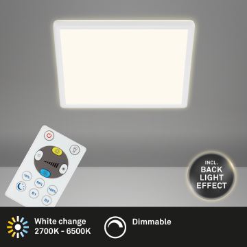 Briloner 7081-016 - LED Dimmelhető mennyezeti lámpa SLIM LED/18W/230V 2700-6500K + távirányító