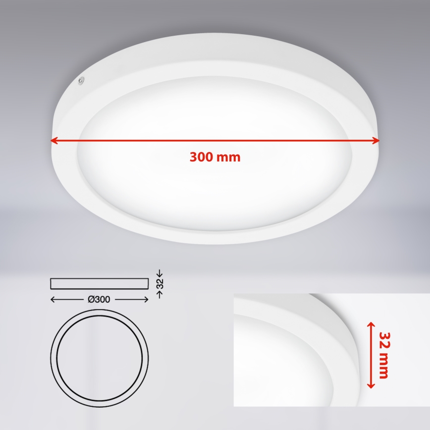 Briloner 7141-416 - LED Mennyezeti lámpa FIRE LED/21W/230V